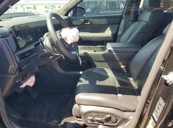 5NMP54G1XSH024671 2025 HYUNDAI SANTA Black Вид салону спереду