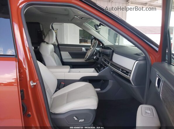 5NMP54GL2RH055201 2024 HYUNDAI SANTA FE Orange Vista interior delantera