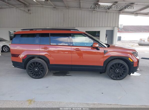 5NMP54GL2RH055201 2024 HYUNDAI SANTA FE Orange Vista interior trasera