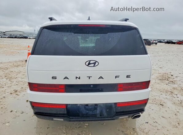 5NMP54GL4SH134858 2025 HYUNDAI SANTA White უკანა ხედი