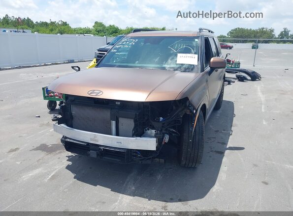5NMP54GL5RH049618 2024 HYUNDAI SANTA FE Brown წინა მარცხენა ხედი სამი მეოთხედიდან