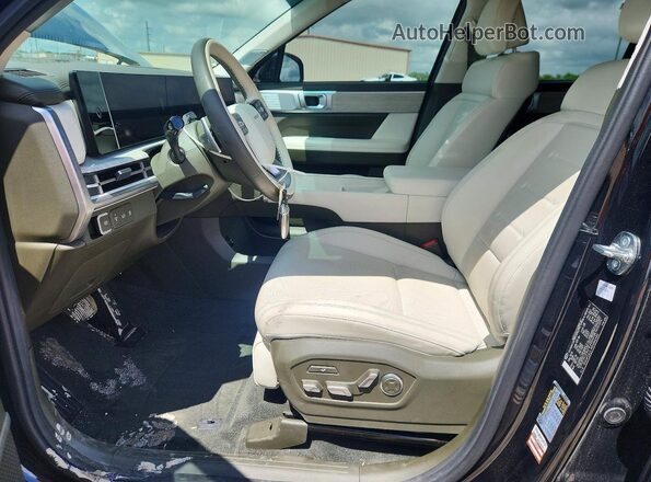 5NMP54GL9RH046480 2024 HYUNDAI SANTA Black Front interior view