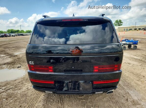 5NMP54GL9RH046480 2024 HYUNDAI SANTA Black Rear view