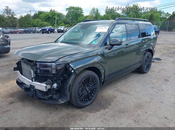 5NMP5DG12RH003131 2024 HYUNDAI SANTA FE HYBRID Green Vista tres cuartos delantera izquierda