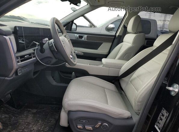 5NMP5DG12RH011665 2024 HYUNDAI SANTA Black Front interior view