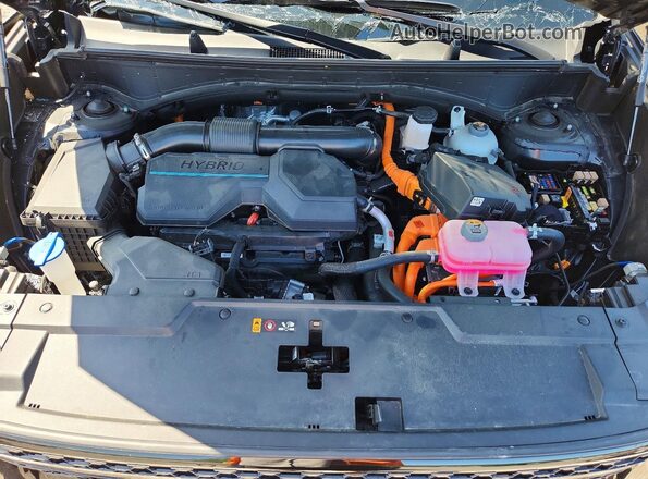 5NMP5DG12SH030898 2025 HYUNDAI SANTA Black Vista del compartimento del motor