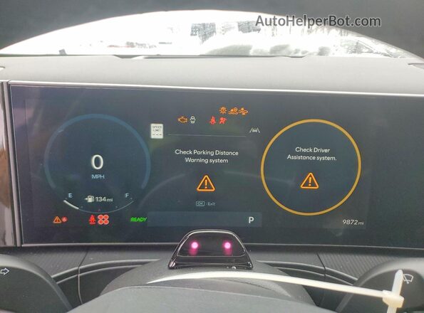 5NMP5DG15SH023153 2025 HYUNDAI SANTA Белый Вид щитка приборов
