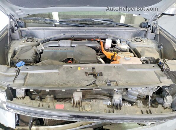5NMP5DG1XRH013972 2024 HYUNDAI SANTA Gray Widok komory silnika