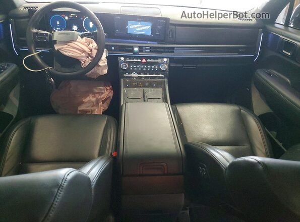 5NMP5DG1XRH013972 2024 HYUNDAI SANTA Gray Widok deski rozdzielczej