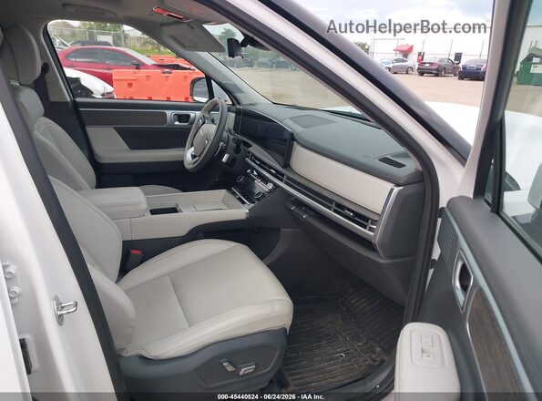 5NMP5DGL1RH064763 2024 HYUNDAI SANTA FE White Vista interior delantera