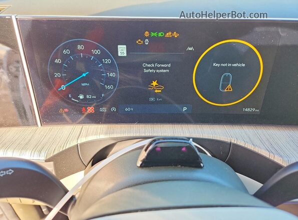 5NMP5DGL2RH064769 2024 HYUNDAI SANTA White ხელსაწყოთა პანელის ხედი