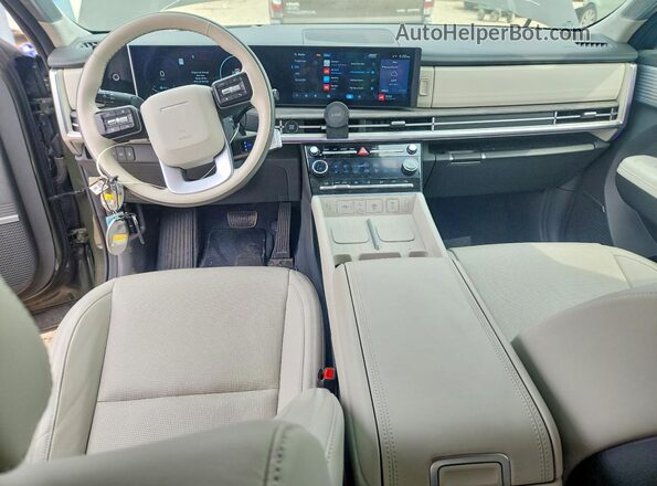 5NMP5DGL3RH038326 2024 HYUNDAI SANTA Gray Widok deski rozdzielczej