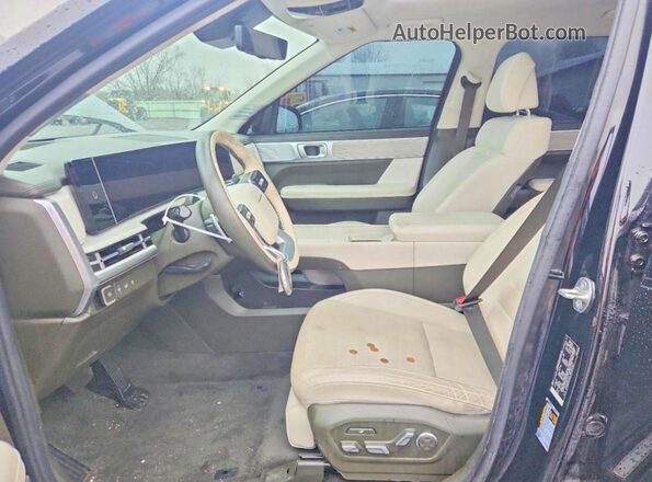 5NMP5DGL3RH053571 2024 HYUNDAI SANTA Black Вид салону спереду