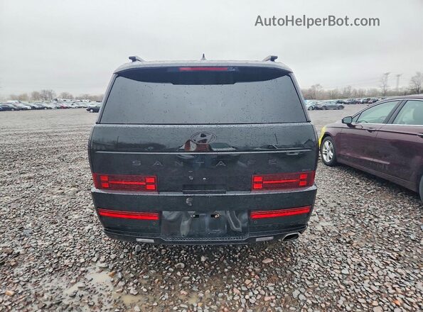 5NMP5DGL3RH053571 2024 HYUNDAI SANTA Black Вид ззаду