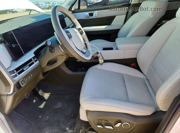 5NMP5DGL7RH036806 2024 HYUNDAI SANTA White წინა სალონის ხედი