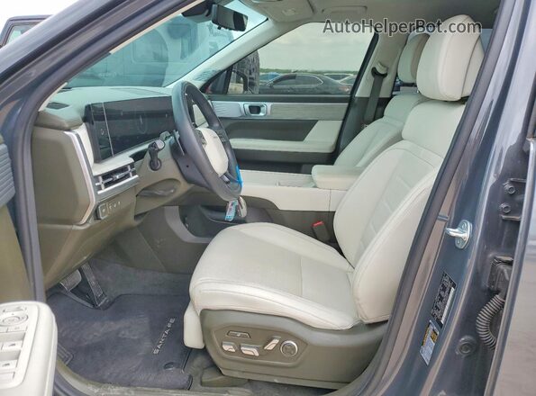 5NMP5DGL7SH101949 2025 HYUNDAI SANTA Gray Front interior view