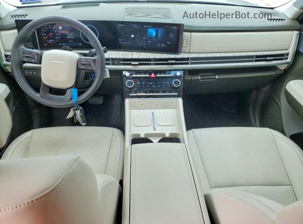 5NMP5DGL7SH101949 2025 HYUNDAI SANTA Gray Dashboard view