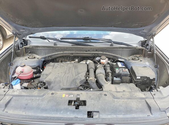 5NMP5DGL7SH101949 2025 HYUNDAI SANTA Gray Engine compartment view