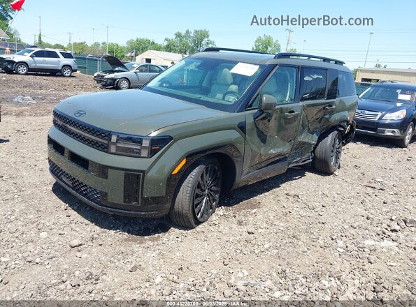 5NMP5DGLXRH044348 2024 HYUNDAI SANTA FE Green Передня ліва чверть