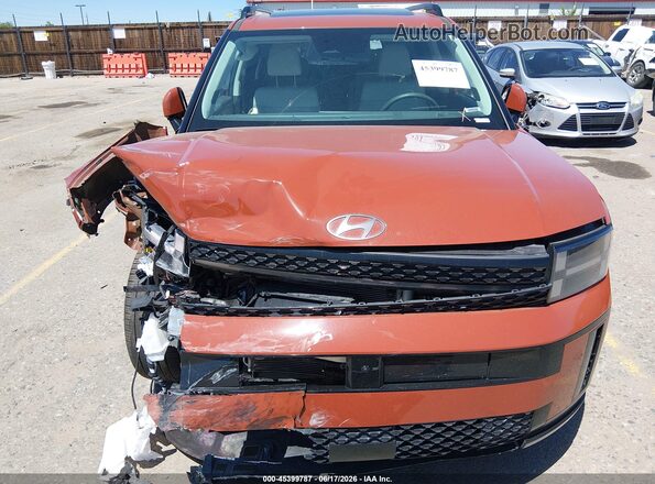 5NMP5DGLXSH132659 2025 HYUNDAI SANTA FE Orange Вид задньої частини салону