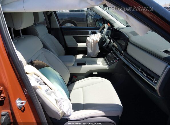 5NMP5DGLXSH132659 2025 HYUNDAI SANTA FE Orange Вид салону спереду