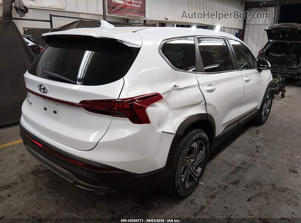 5NMS14AJ0NH375852 2022 HYUNDAI SANTA FE White Հետևի աջ
