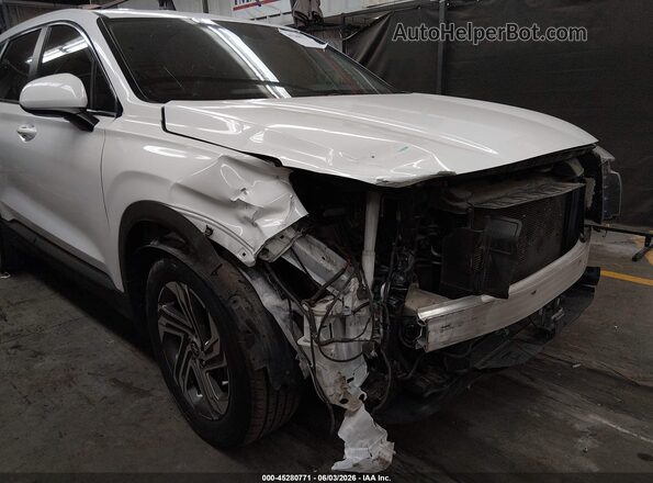 5NMS14AJ0NH375852 2022 HYUNDAI SANTA FE White Դիմացի տեսք