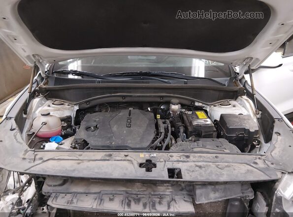 5NMS14AJ0NH375852 2022 HYUNDAI SANTA FE White Հետևի տեսք