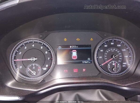 5NMS14AJ0NH375852 2022 HYUNDAI SANTA FE White Հետևի նստատեղերի տեսք