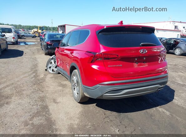 5NMS14AJ4NH403443 2022 HYUNDAI SANTA FE Red Задня ліва чверть