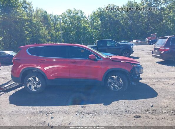 5NMS14AJ4NH403443 2022 HYUNDAI SANTA FE Red Вид щитка приладів