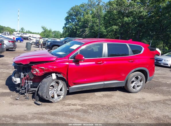5NMS14AJ4NH403443 2022 HYUNDAI SANTA FE Red Вид задньої частини салону