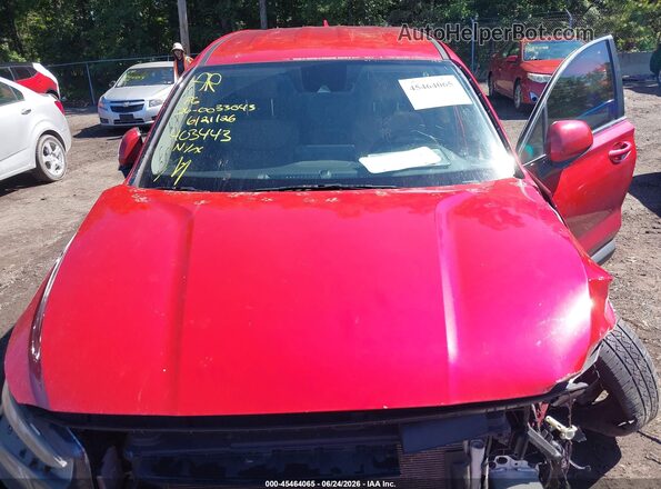 5NMS14AJ4NH403443 2022 HYUNDAI SANTA FE Red Вид ззаду
