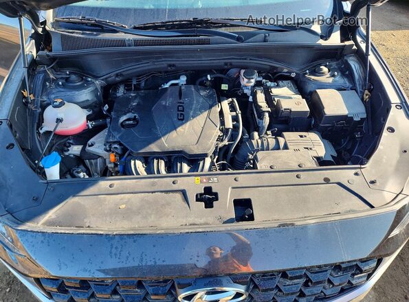 5NMS14AJ4PH621952 2023 HYUNDAI SANTA Gray ძრავის განყოფილების ხედი