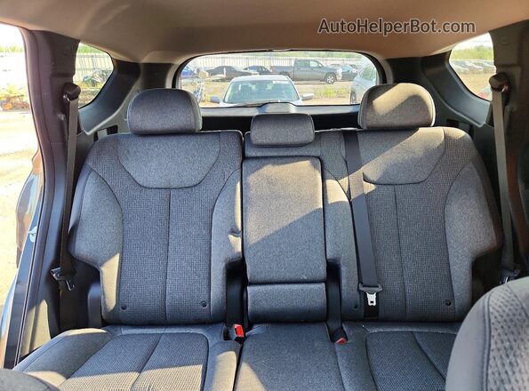 5NMS14AJ4PH621952 2023 HYUNDAI SANTA Gray უკანა სავარძლების ხედი