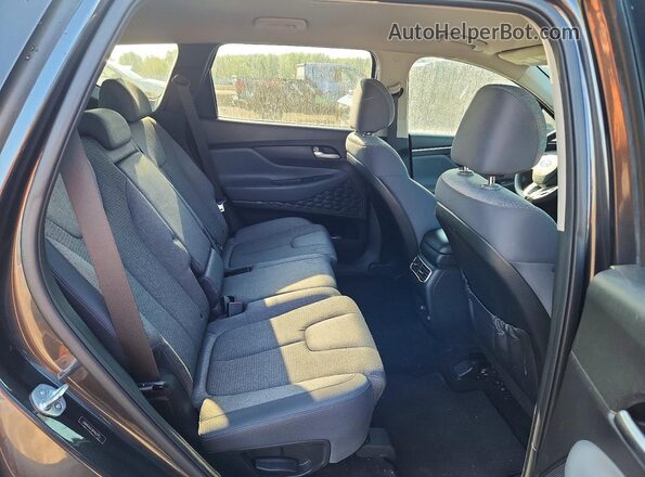 5NMS14AJ4PH621952 2023 HYUNDAI SANTA Gray უკანა სალონის ხედი