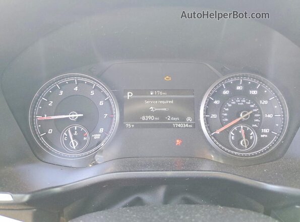5NMS14AJ5MH339525 2021 HYUNDAI SANTA Red ხელსაწყოთა პანელის ხედი