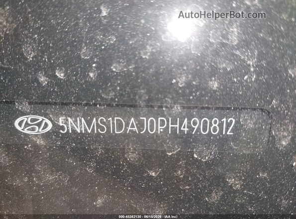 5NMS1DAJ0PH490812 2023 HYUNDAI SANTA FE Gray Engine compartment view