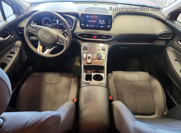 5NMS1DAJ1MH371002 2021 HYUNDAI SANTA Maroon წინა პანელის ხედი