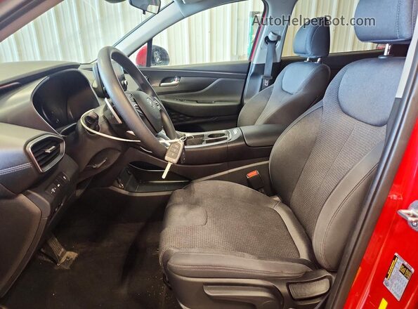 5NMS1DAJ1MH371002 2021 HYUNDAI SANTA Maroon წინა სალონის ხედი
