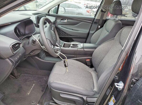 5NMS1DAJ1PH600489 2023 HYUNDAI SANTA Black Vista interior delantera