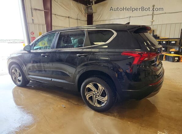 5NMS1DAJ2MH361921 2021 HYUNDAI SANTA Black Trasero izquierdo