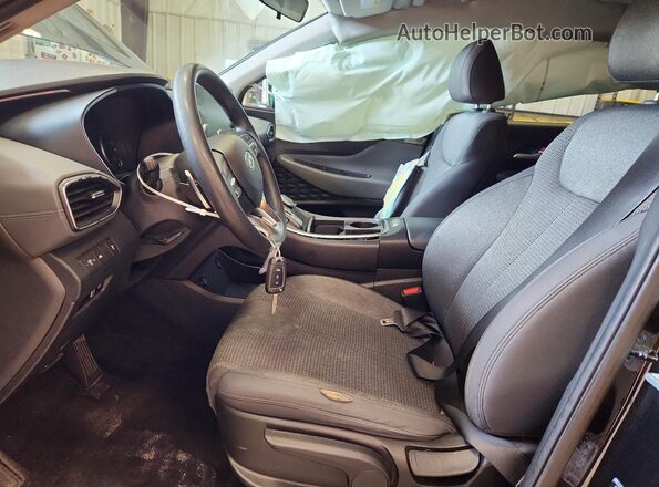 5NMS1DAJ2MH361921 2021 HYUNDAI SANTA Black Vista interior delantera