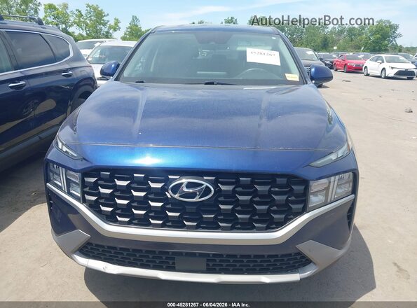 5NMS1DAJ2NH385461 2022 HYUNDAI SANTA FE Dark Blue Вид щитка приладів