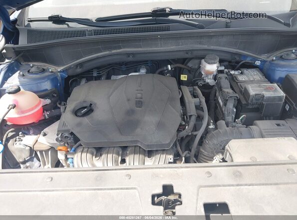 5NMS1DAJ2NH385461 2022 HYUNDAI SANTA FE Dark Blue Вид ззаду