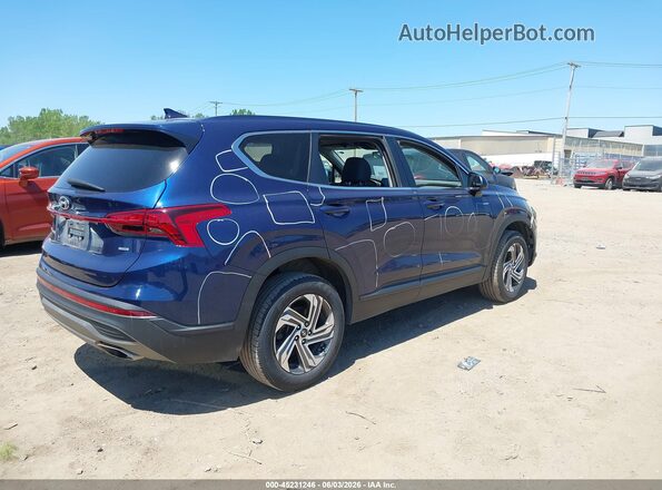 5NMS1DAJ3MH346814 2021 HYUNDAI SANTA FE Blue 