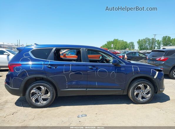 5NMS1DAJ3MH346814 2021 HYUNDAI SANTA FE Blue 