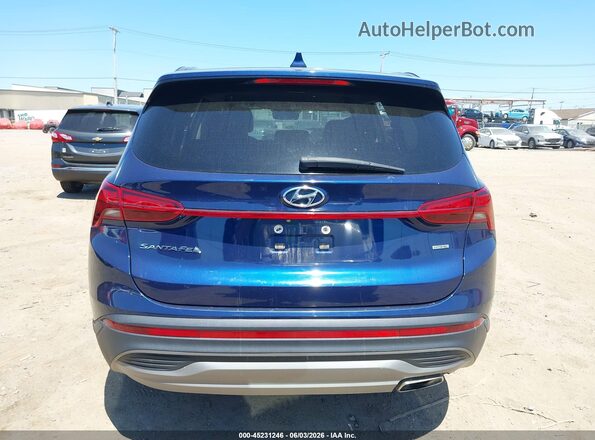 5NMS1DAJ3MH346814 2021 HYUNDAI SANTA FE Blue 