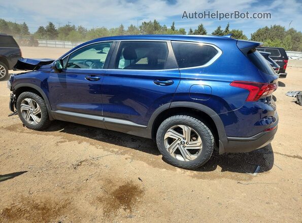 5NMS1DAJ5MH355031 2021 HYUNDAI SANTA Blue Հետևի ձախ