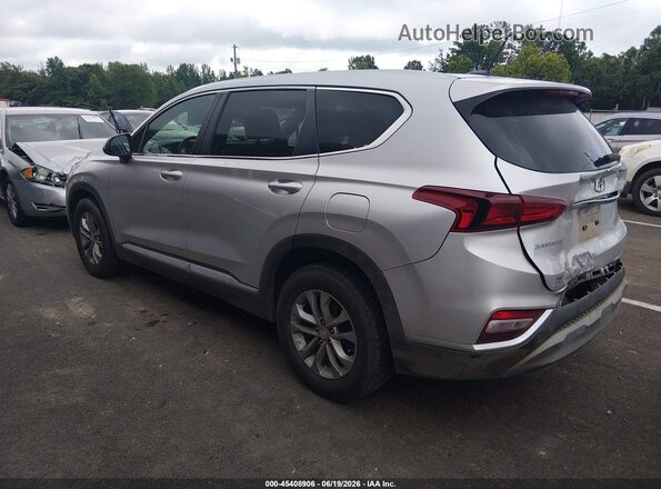 5NMS23AD0KH010519 2019 HYUNDAI SANTA FE Silver Հետևի ձախ